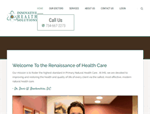 Tablet Screenshot of innovativehealthdrs.com